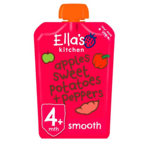 Ella's Kitchen Apples Sweet Potatoes + Peppers