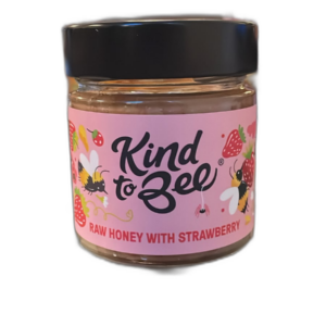 Kind to Bee Raw Honey with Strawberry