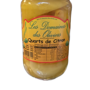 Les Domaines des Oliviers Quarts de Citron 700g