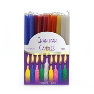 Cazenove Chanukah Candles Multi - 45 Pack