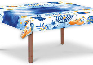 Winfaire Chanukah Tablecloth - 55 x 92 in