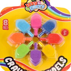 Izzy & Dizzy Crayon Dreidels - 8 Pack