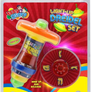 Izzy & Dizzy Light-Up Dreidel Set